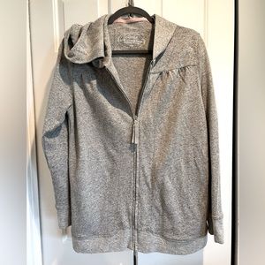 SOMA 🌟 Gray, Lightweight, ZipUp, Hooded Jacket with Pockets